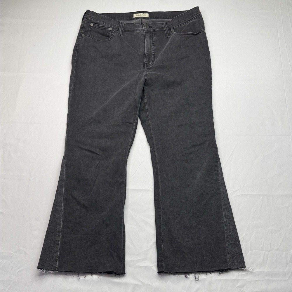 Madewell black Cali demi boot cut jeans size 32 stretchy women’s denim pants